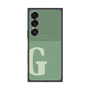 プレミアムスクエアケース with SnapMag［ オリジナル - initial two tone - G green ］