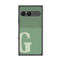 プレミアムスクエアケース with SnapMag［ オリジナル - initial two tone - G green ］