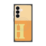 プレミアムスクエアケース with SnapMag［ オリジナル - initial two tone - H orange ］