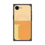 プレミアムスクエアケース with SnapMag［ オリジナル - initial two tone - I orange ］