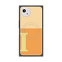 プレミアムスクエアケース with SnapMag［ オリジナル - initial two tone - I orange ］