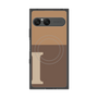 プレミアムスクエアケース with SnapMag［ オリジナル - initial two tone - I brown ］
