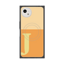 プレミアムスクエアケース with SnapMag［ オリジナル - initial two tone - J orange ］