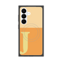 プレミアムスクエアケース with SnapMag［ オリジナル - initial two tone - J orange ］