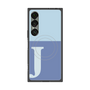 プレミアムスクエアケース with SnapMag［ オリジナル - initial two tone - J blue ］