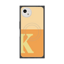 プレミアムスクエアケース with SnapMag［ オリジナル - initial two tone - K orange ］