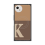 プレミアムスクエアケース with SnapMag［ オリジナル - initial two tone - K brown ］