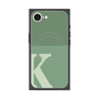 プレミアムスクエアケース with SnapMag［ オリジナル - initial two tone - K green ］