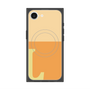 プレミアムスクエアケース with SnapMag［ オリジナル - initial two tone - L orange ］