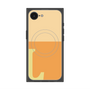 プレミアムスクエアケース with SnapMag［ オリジナル - initial two tone - L orange ］