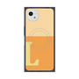 プレミアムスクエアケース with SnapMag［ オリジナル - initial two tone - L orange ］