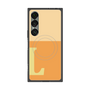 プレミアムスクエアケース with SnapMag［ オリジナル - initial two tone - L orange ］
