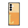 プレミアムスクエアケース with SnapMag［ オリジナル - initial two tone - L orange ］