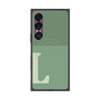 プレミアムスクエアケース with SnapMag［ オリジナル - initial two tone - L green ］