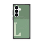 プレミアムスクエアケース with SnapMag［ オリジナル - initial two tone - L green ］