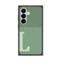 プレミアムスクエアケース with SnapMag［ オリジナル - initial two tone - L green ］