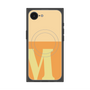 プレミアムスクエアケース with SnapMag［ オリジナル - initial two tone - M orange ］