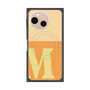 プレミアムスクエアケース with SnapMag［ オリジナル - initial two tone - M orange ］