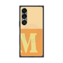 プレミアムスクエアケース with SnapMag［ オリジナル - initial two tone - M orange ］