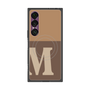 プレミアムスクエアケース with SnapMag［ オリジナル - initial two tone - M brown ］