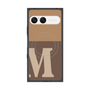 プレミアムスクエアケース with SnapMag［ オリジナル - initial two tone - M brown ］