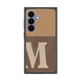 プレミアムスクエアケース with SnapMag［ オリジナル - initial two tone - M brown ］