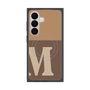 プレミアムスクエアケース with SnapMag［ オリジナル - initial two tone - M brown ］