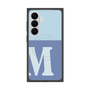 プレミアムスクエアケース with SnapMag［ オリジナル - initial two tone - M blue ］