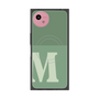 プレミアムスクエアケース with SnapMag［ オリジナル - initial two tone - M green ］