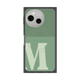 プレミアムスクエアケース with SnapMag［ オリジナル - initial two tone - M green ］