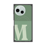 プレミアムスクエアケース with SnapMag［ オリジナル - initial two tone - M green ］