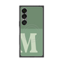 プレミアムスクエアケース with SnapMag［ オリジナル - initial two tone - M green ］