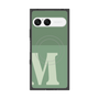 プレミアムスクエアケース with SnapMag［ オリジナル - initial two tone - M green ］