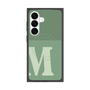 プレミアムスクエアケース with SnapMag［ オリジナル - initial two tone - M green ］