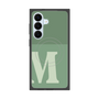 プレミアムスクエアケース with SnapMag［ オリジナル - initial two tone - M green ］