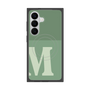 プレミアムスクエアケース with SnapMag［ オリジナル - initial two tone - M green ］