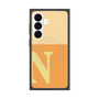 プレミアムスクエアケース with SnapMag［ オリジナル - initial two tone - N orange ］