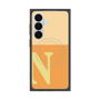 プレミアムスクエアケース with SnapMag［ オリジナル - initial two tone - N orange ］