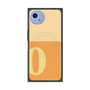 プレミアムスクエアケース with SnapMag［ オリジナル - initial two tone - O orange ］