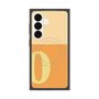 プレミアムスクエアケース with SnapMag［ オリジナル - initial two tone - O orange ］