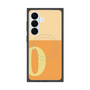 プレミアムスクエアケース with SnapMag［ オリジナル - initial two tone - O orange ］