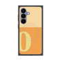 プレミアムスクエアケース with SnapMag［ オリジナル - initial two tone - O orange ］