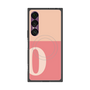 プレミアムスクエアケース with SnapMag［ オリジナル - initial two tone - O pink ］