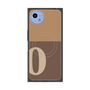 プレミアムスクエアケース with SnapMag［ オリジナル - initial two tone - O brown ］
