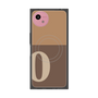 プレミアムスクエアケース with SnapMag［ オリジナル - initial two tone - O brown ］