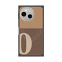 プレミアムスクエアケース with SnapMag［ オリジナル - initial two tone - O brown ］