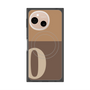 プレミアムスクエアケース with SnapMag［ オリジナル - initial two tone - O brown ］