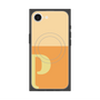 プレミアムスクエアケース with SnapMag［ オリジナル - initial two tone - P orange ］