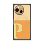 プレミアムスクエアケース with SnapMag［ オリジナル - initial two tone - P orange ］