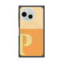 プレミアムスクエアケース with SnapMag［ オリジナル - initial two tone - P orange ］